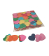 Confeti papel Corazones Multicolor