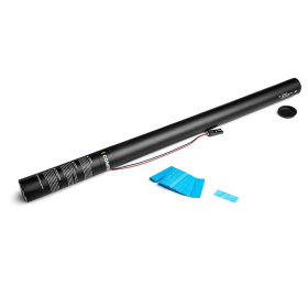 Cartuchos eléctricos 80 cm confeti azul claro