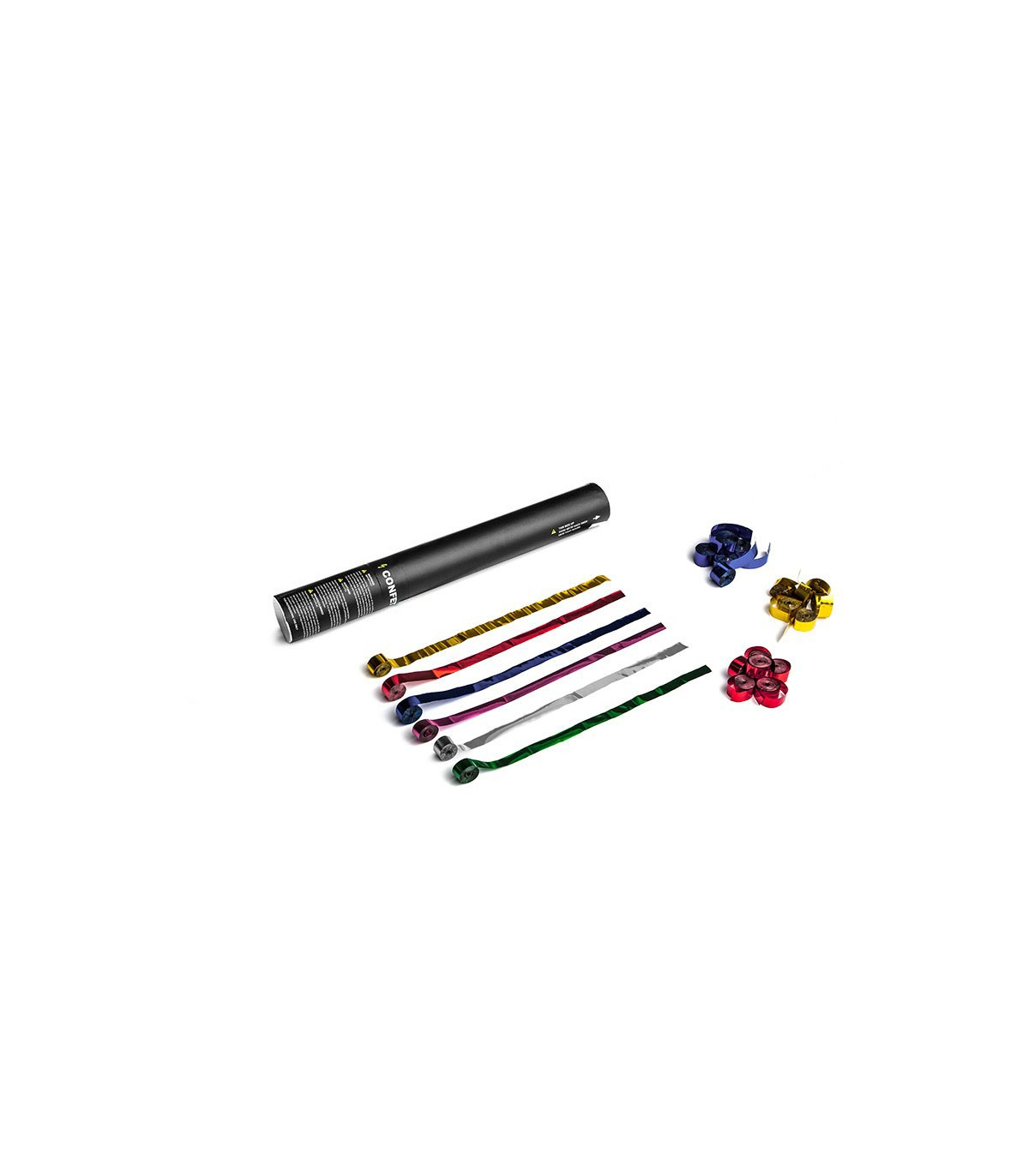 Cartucho Manual 40 Cms Serpentina Metal Multicolor