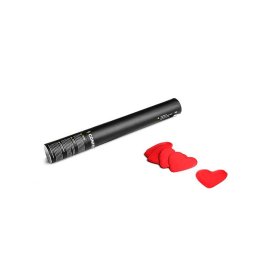 Cartucho Manual 40 Cms Confeti Corazones Rojo
