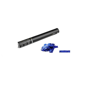 Cartucho Manual 40 Cms Confeti Azul Metalizado