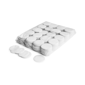 Confeti papel redondo Blanco