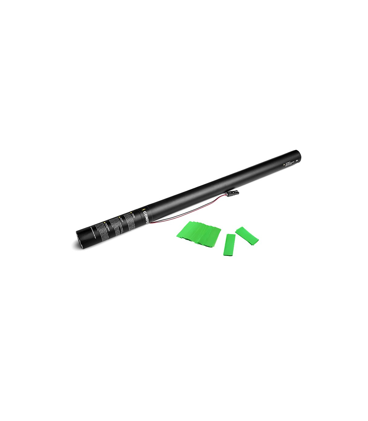 Cartuchos eléctricos 80 cm confeti verde claro