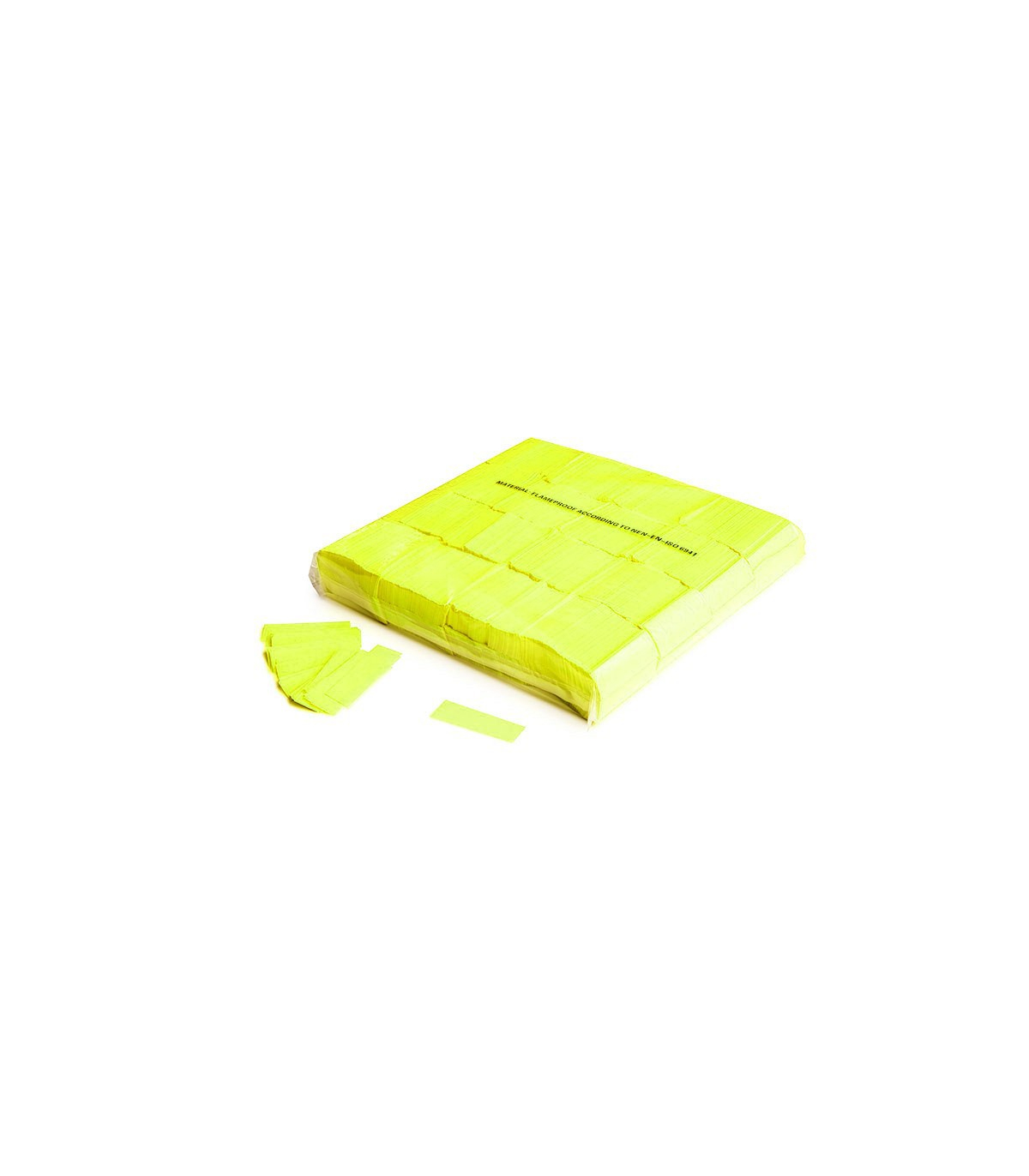 Confeti papel fluor Amarillo