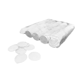 Confeti papel pétalos blanco