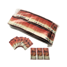 Confeti Rectangular Billetes 50 €
