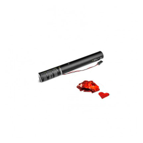 Cartucho Eléctrico 40 Cms Confeti corazones rojo metal