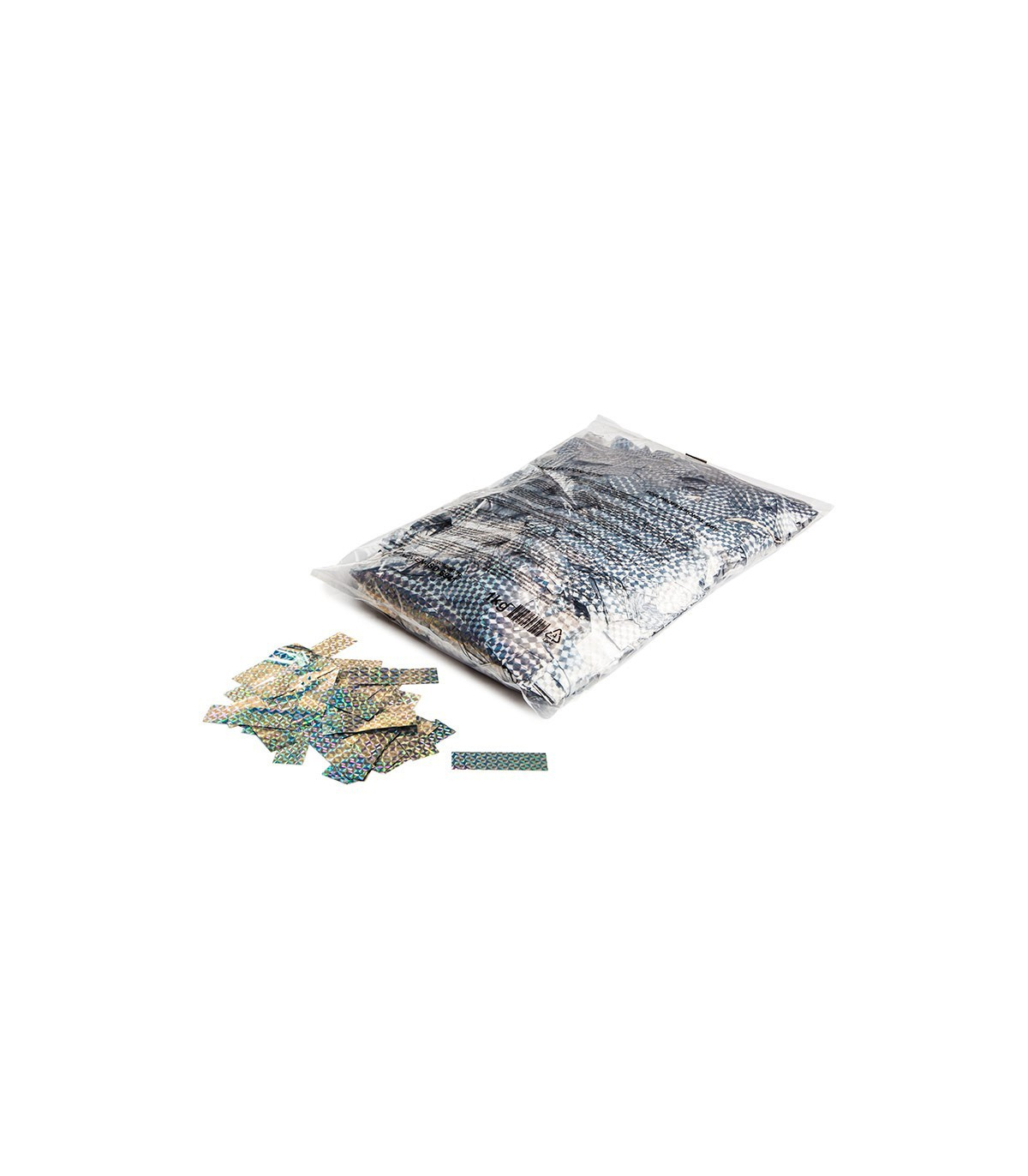 Confeti metalizado laser plata