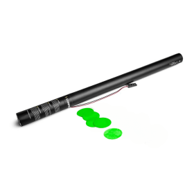 Cartuchos eléctricos 80 cm confeti redondo verde