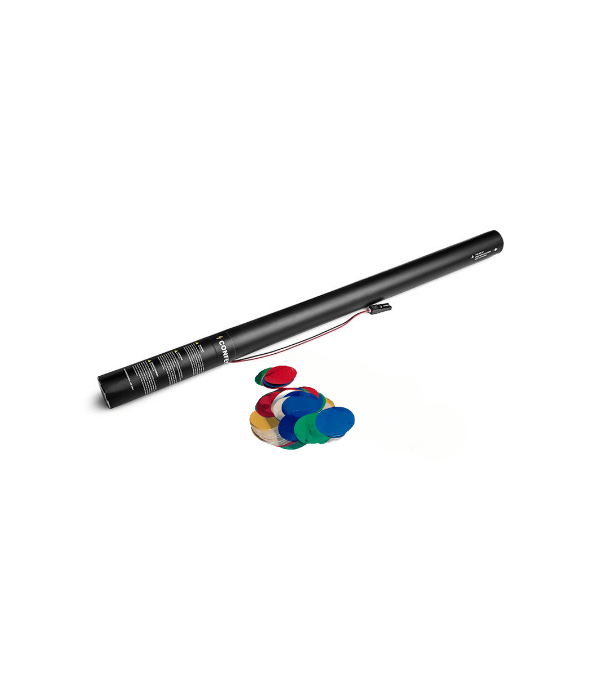 Cartucho Eléctrico 80 Cms Confeti Redondo Multicolor