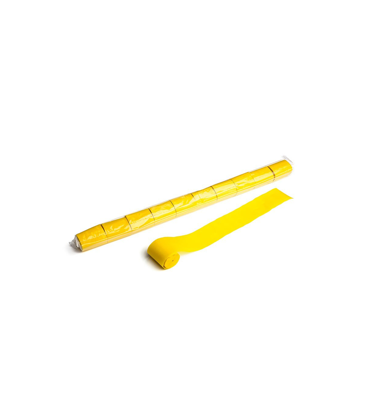 Serpentina papel 20m.x 5cm. amarilla