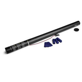 Cartuchos eléctricos 80 cm confeti azul