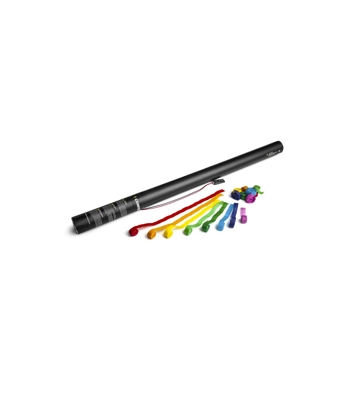 Cartucho Eléctrico 80 Cms Serpentina Papel Multicolor