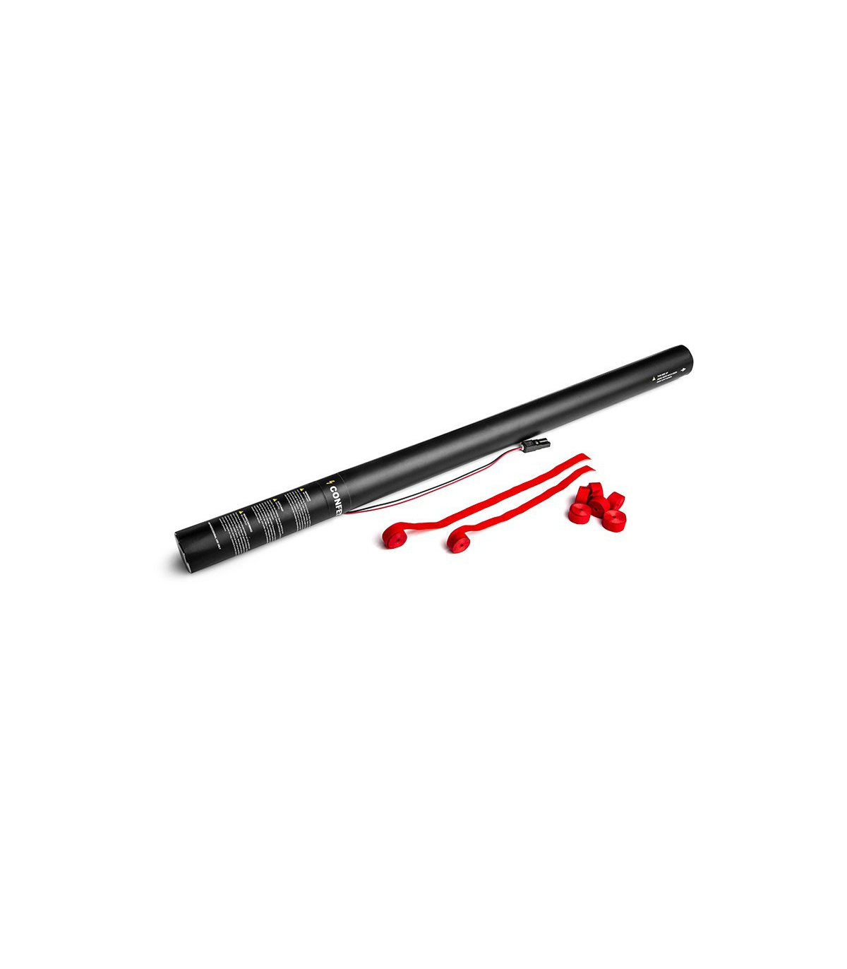 Cartucho Eléctrico 80 Cms Serpentina Papel roja