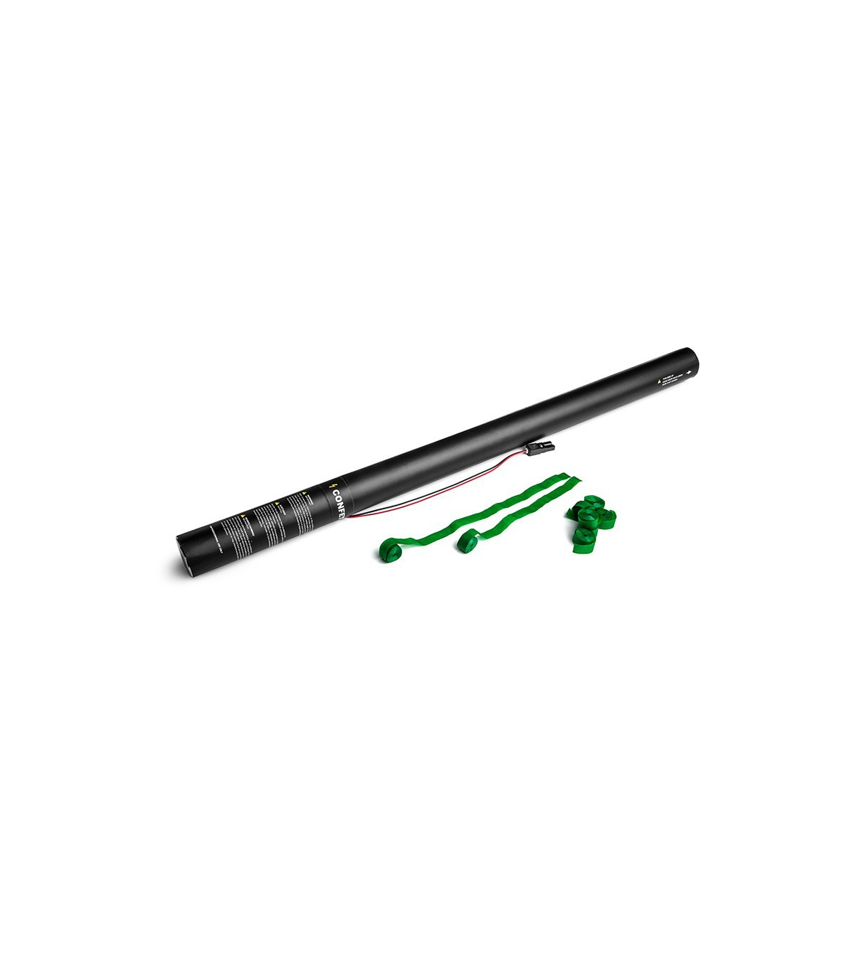 Cartucho Eléctrico 80 Cms Serpentina Papel verde