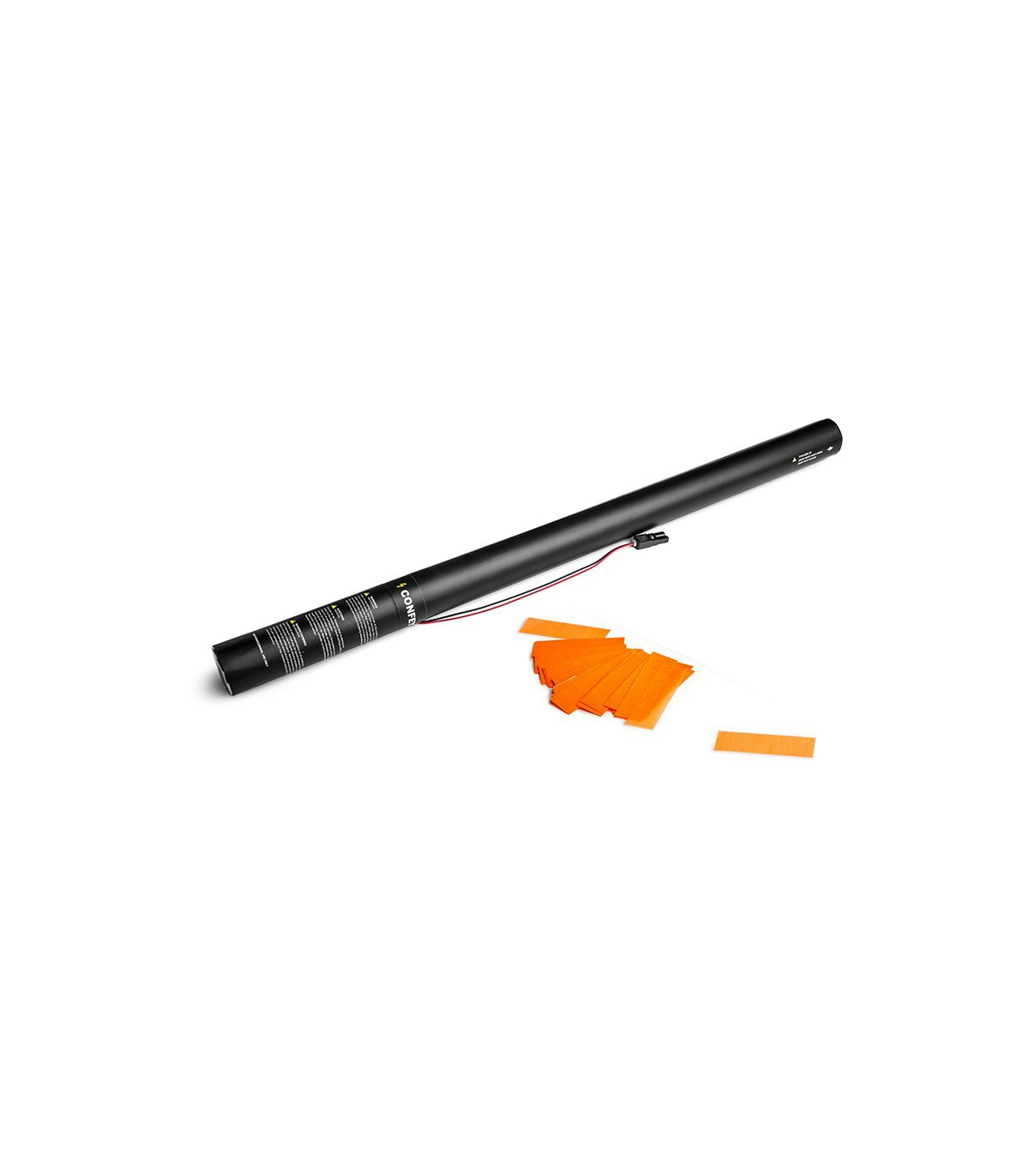 Cartucho Eléctrico 80 Cms Confeti Fluor Naranja