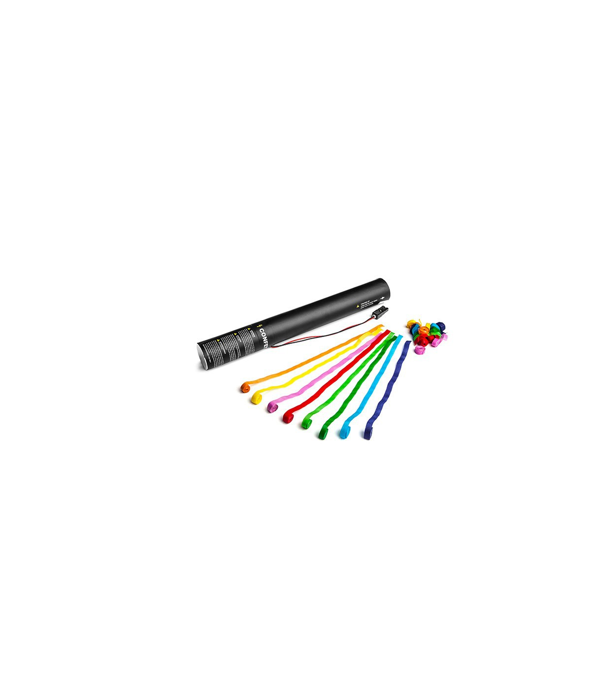 Cartucho Eléctrico 80 Cms Serpentina Papel Multicolor