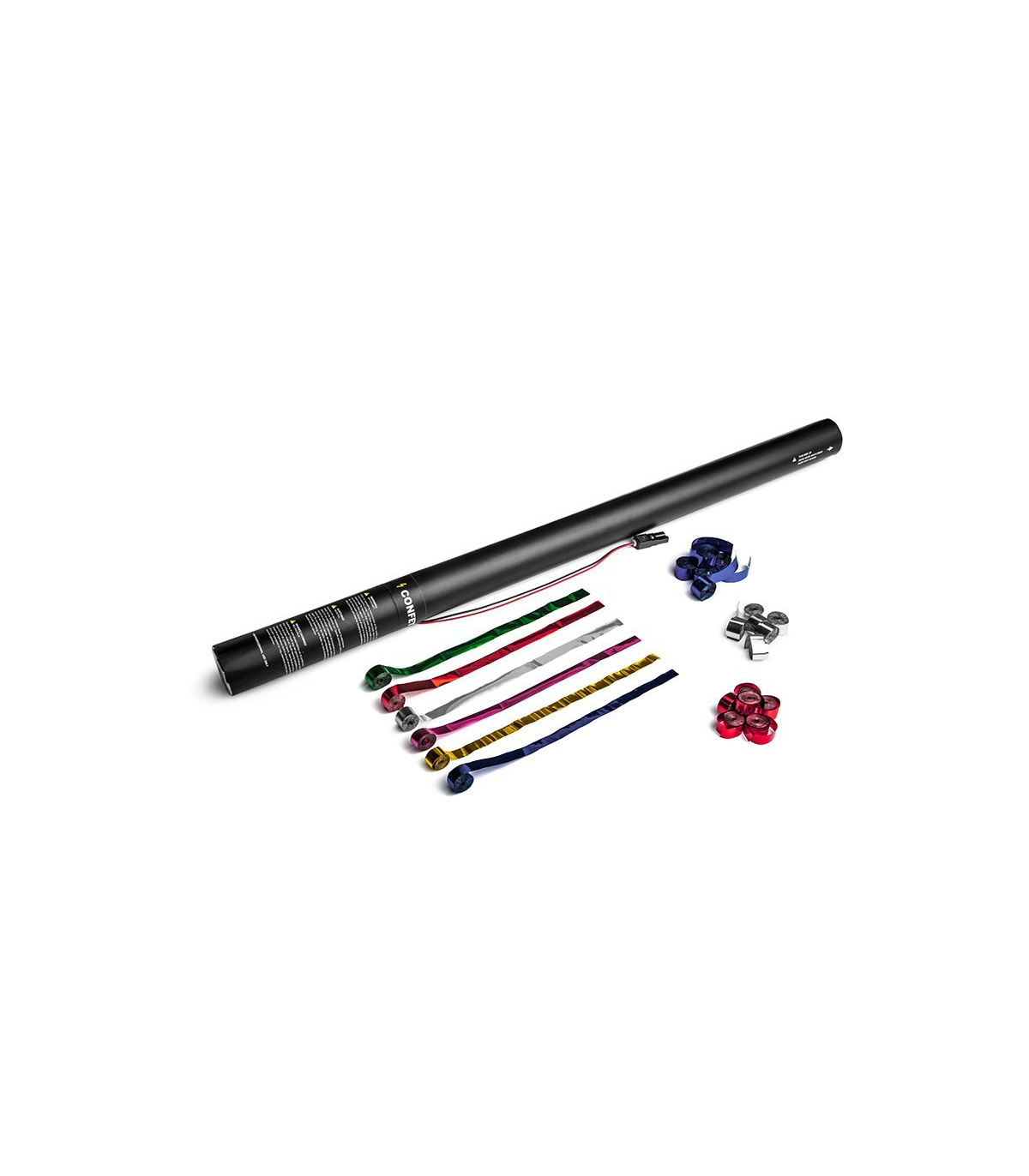 Cartucho Eléctrico 80 Cms Serpentina Multicolor Metal