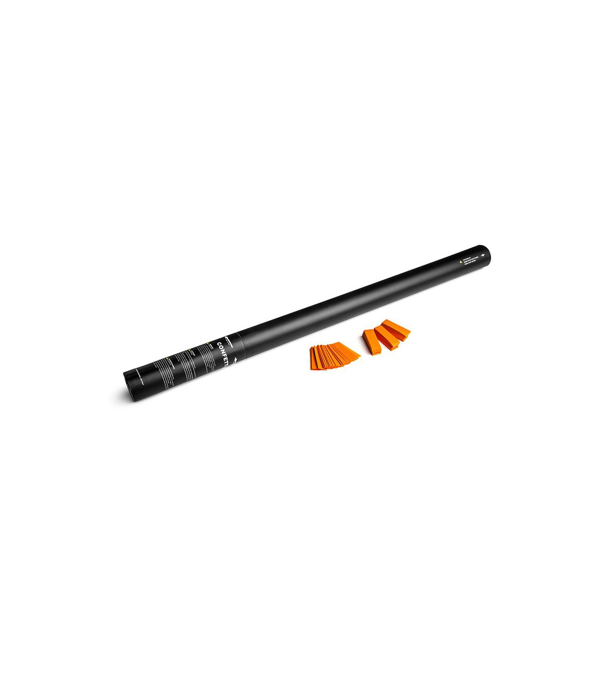 Cartucho Manual 80 Cms Confeti Papel Naranja