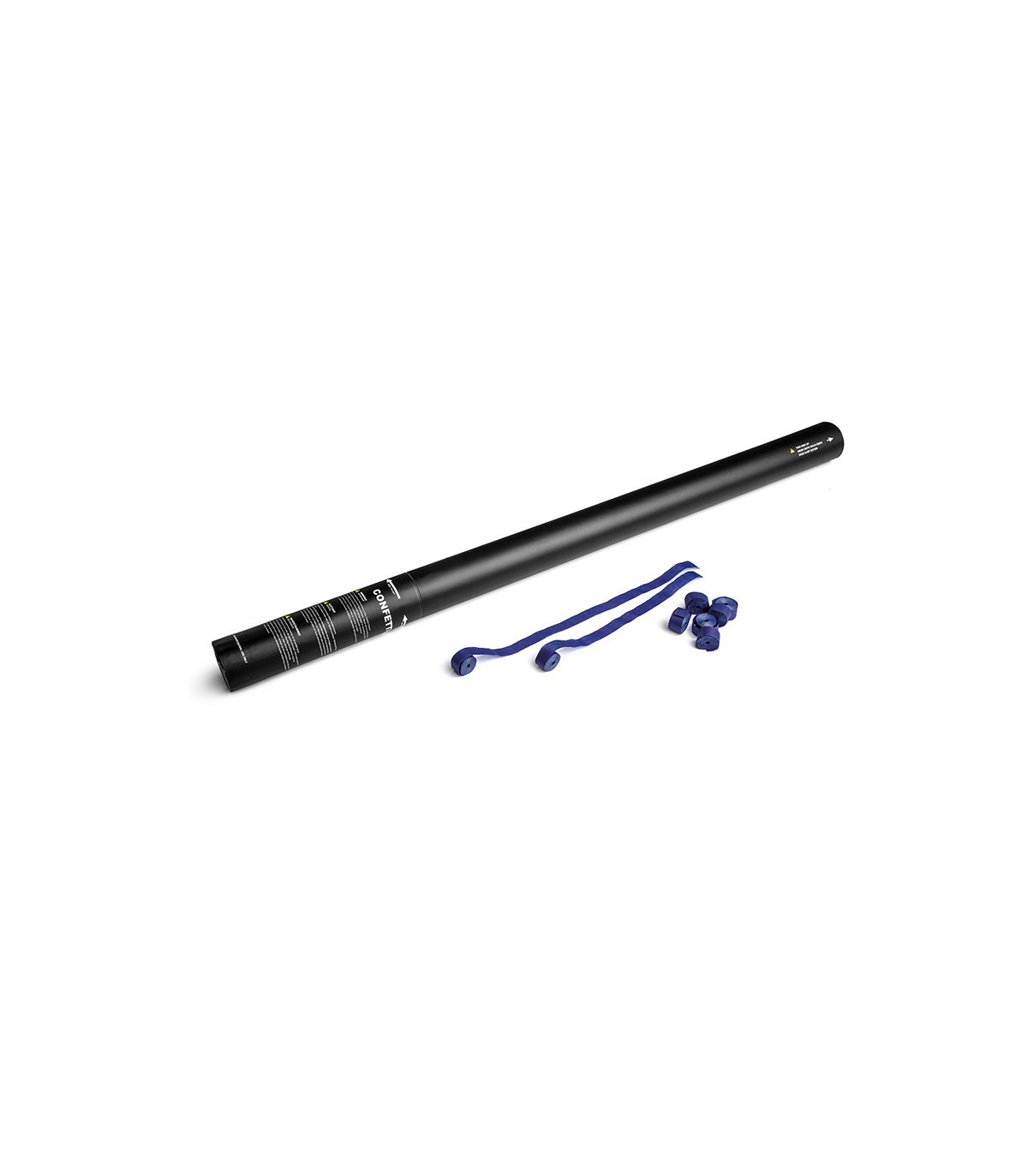 Cartucho Manual 80 Cms Serpentina Papel Azul