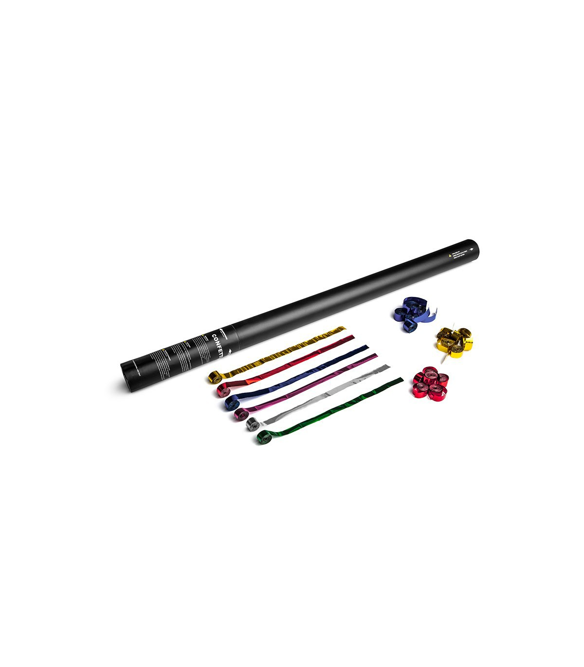 Cartucho Manual 80 Cms Serpentina Metal Multicolor