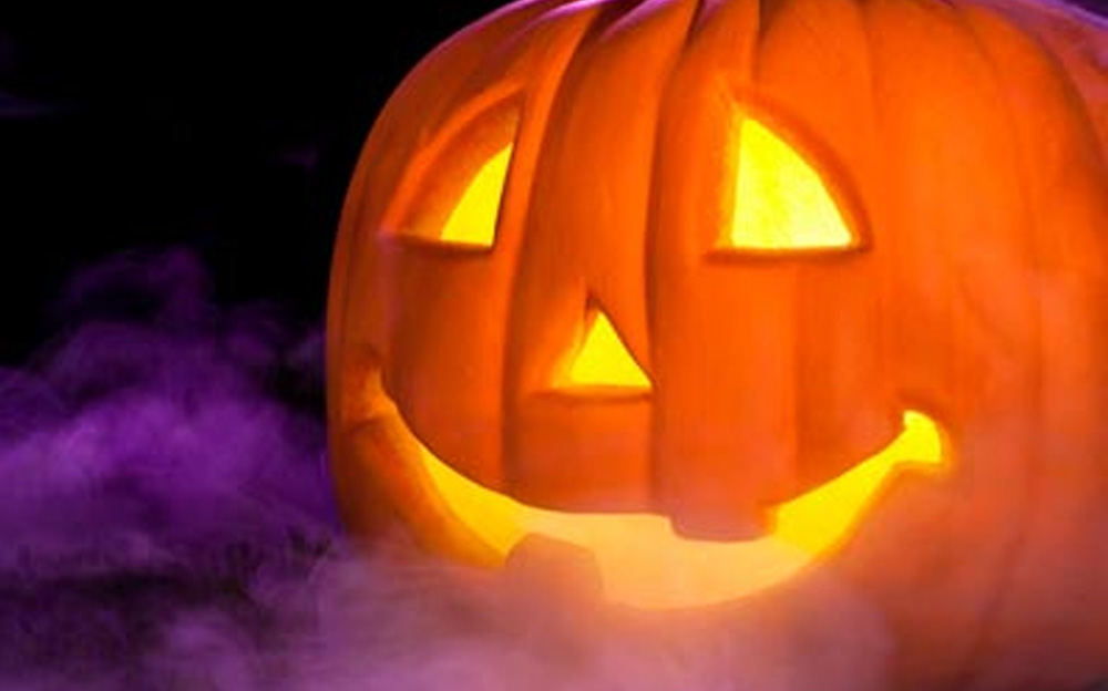 Halloween con maquina de humo