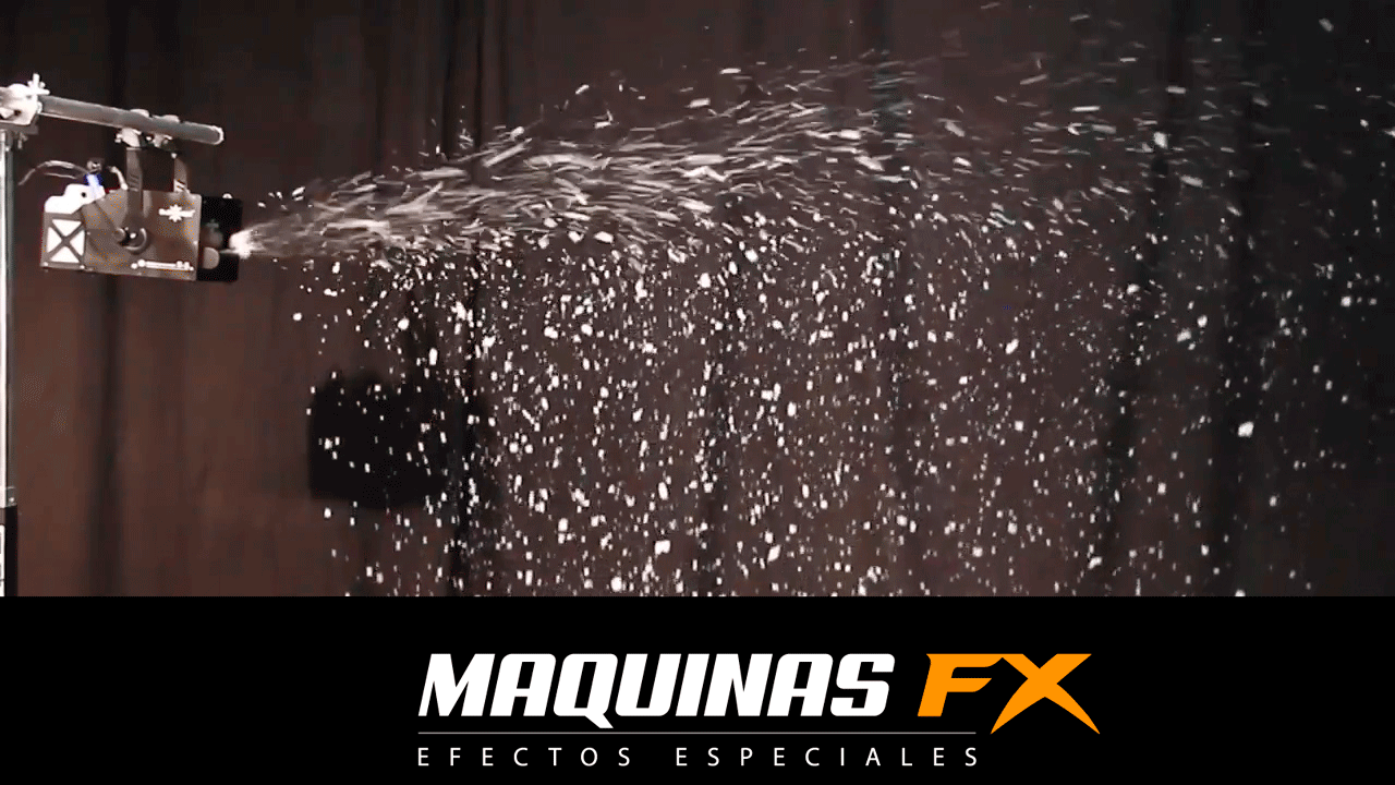 Muestra del funcionamiento de la Máquina de Nieve s-5 PRO