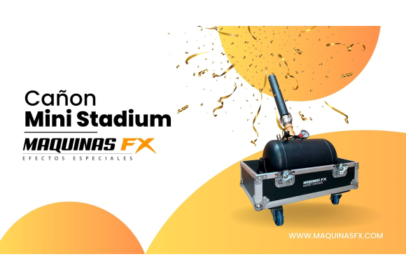DESCUBRE EL CAÑÓN MINI STADIUM: LA MÁQUINA IDEAL PARA TUS EVENTOS